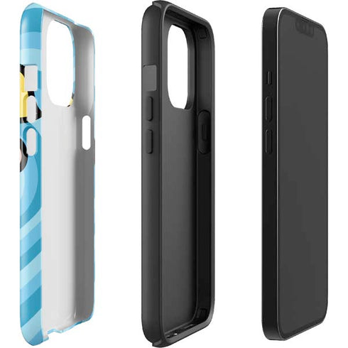 Cartoon Network Powerpuff Girls Bubbles Blue Hearts iPhone 13 Pro Max Impact Case