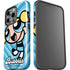 Cartoon Network Powerpuff Girls Bubbles Blue Hearts iPhone 14 Pro Impact Case