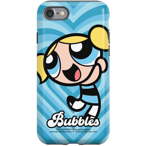 Cartoon Network Powerpuff Girls Bubbles Blue Hearts iPhone SE (2nd & 3rd Gen) Pro Case