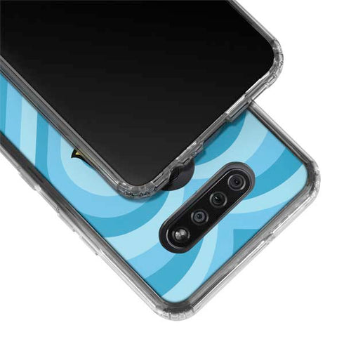 Cartoon Network Powerpuff Girls Bubbles Blue Hearts LG K51/Q51 Clear Case