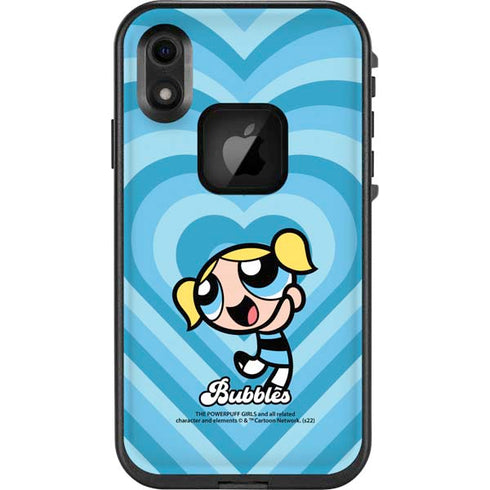 Cartoon Network Powerpuff Girls Bubbles Blue Hearts LifeProof Fre iPhone Skin