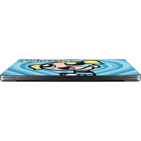 Cartoon Network Powerpuff Girls Bubbles Blue Hearts MacBook Pro 14in (2021-24) Skin