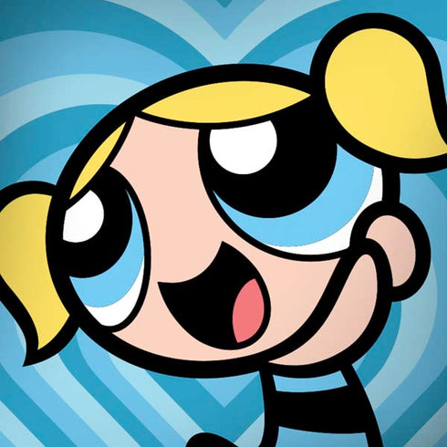 Cartoon Network Powerpuff Girls Bubbles Blue Hearts Moto G6 Skin