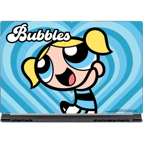 Cartoon Network Powerpuff Girls Bubbles Blue Hearts MSI GS65 Stealth Laptop Skin