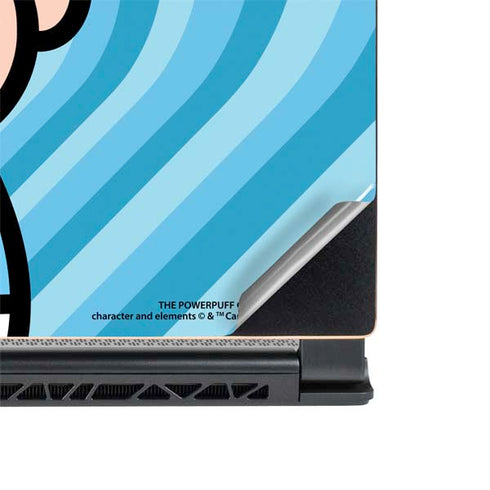 Cartoon Network Powerpuff Girls Bubbles Blue Hearts MSI GS65 Stealth Laptop Skin