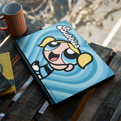 Cartoon Network Powerpuff Girls Bubbles Blue Hearts MSI GS65 Stealth Laptop Skin