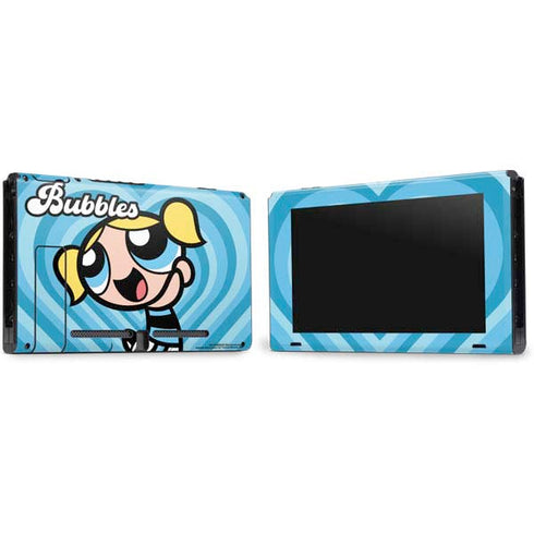 Cartoon Network Powerpuff Girls Bubbles Blue Hearts Nintendo Switch Bundle Skin