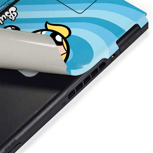 Cartoon Network Powerpuff Girls Bubbles Blue Hearts Nintendo Switch Bundle Skin