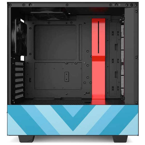 Cartoon Network Powerpuff Girls Bubbles Blue Hearts NZXT H510 Compact ATX Mid-Tower Case Skin