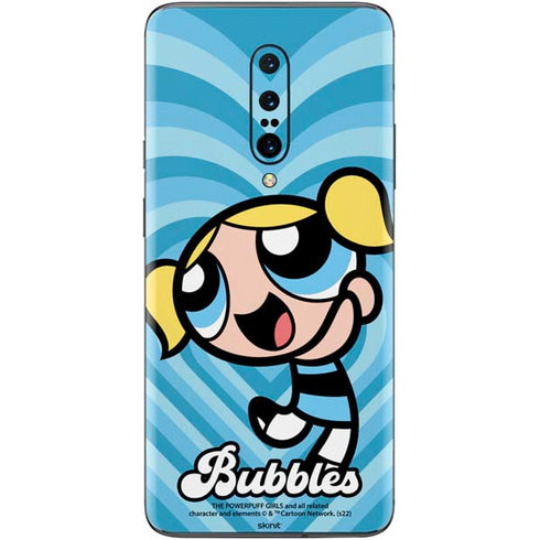 Cartoon Network Powerpuff Girls Bubbles Blue Hearts OnePlus 7 Pro Skin