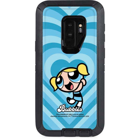 Cartoon Network Powerpuff Girls Bubbles Blue Hearts Otterbox Defender Galaxy Skin
