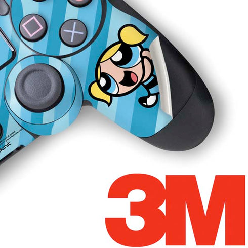 Cartoon Network Powerpuff Girls Bubbles Blue Hearts PS4 Pro/Slim Controller Skin