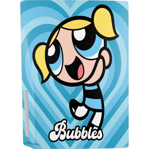 Cartoon Network Powerpuff Girls Bubbles Blue Hearts PS5 Bundle Skin