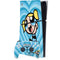 Cartoon Network Powerpuff Girls Bubbles Blue Hearts PS5 Slim Digital Edition Bundle Skin