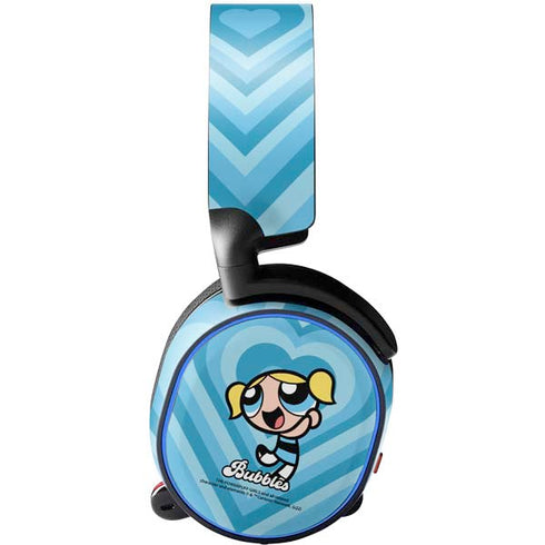 Cartoon Network Powerpuff Girls Bubbles Blue Hearts SteelSeries Arctis 5 Skin