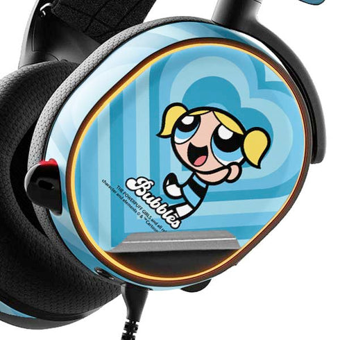 Cartoon Network Powerpuff Girls Bubbles Blue Hearts SteelSeries Arctis 5 Skin