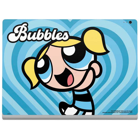 Cartoon Network Powerpuff Girls Bubbles Blue Hearts Surface Book 2 13.5in Skin