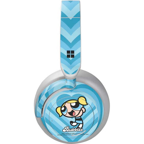 Cartoon Network Powerpuff Girls Bubbles Blue Hearts Surface Headphones Skin