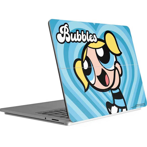 Cartoon Network Powerpuff Girls Bubbles Blue Hearts Surface Laptop Studio Skin