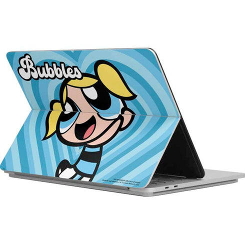 Cartoon Network Powerpuff Girls Bubbles Blue Hearts Surface Laptop Studio Skin