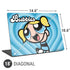 Cartoon Network Powerpuff Girls Bubbles Blue Hearts Universal Laptop 18in (14.6 x 10.6in) Skin