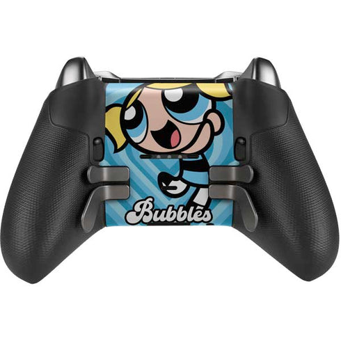 Cartoon Network Powerpuff Girls Bubbles Blue Hearts Xbox Elite Wireless Controller Series 2 Skin