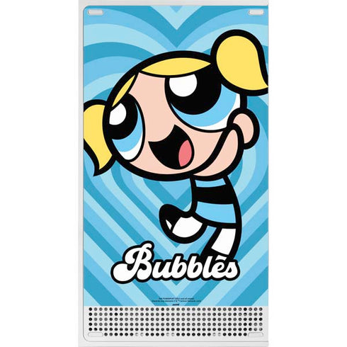 Cartoon Network Powerpuff Girls Bubbles Blue Hearts Xbox Series S Bundle Skin