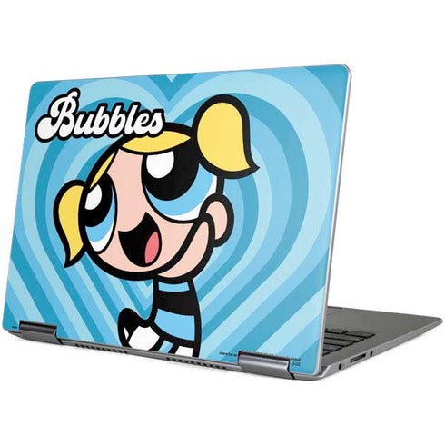 Cartoon Network Powerpuff Girls Bubbles Blue Hearts Yoga 710 14in Skin