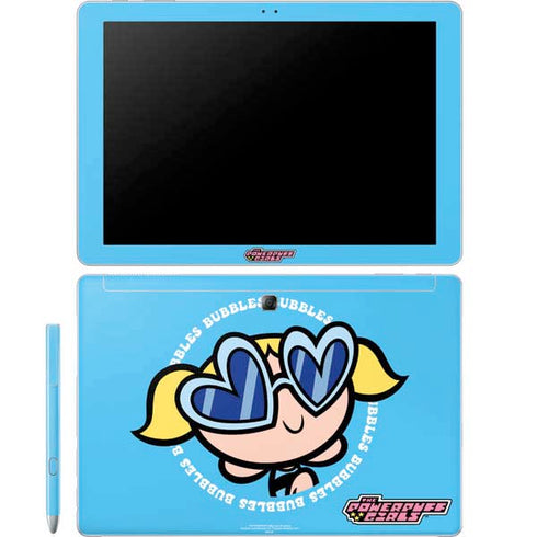 Cartoon Network Powerpuff Girls Bubbles Galaxy Book 12in Skin