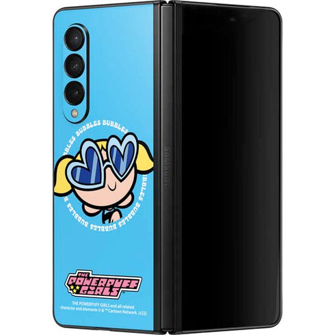 Cartoon Network Powerpuff Girls Bubbles Galaxy Z Fold3 5G Skin