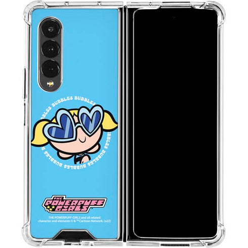 Cartoon Network Powerpuff Girls Bubbles Galaxy Z Fold4 5G Clear Case