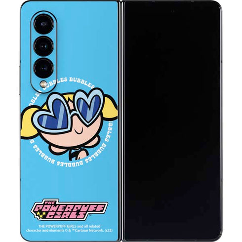 Cartoon Network Powerpuff Girls Bubbles Galaxy Z Fold4 5G Skin