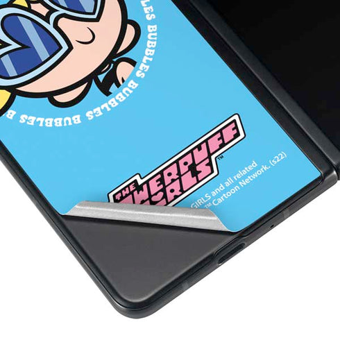 Cartoon Network Powerpuff Girls Bubbles Galaxy Z Fold4 5G Skin