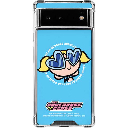 Cartoon Network Powerpuff Girls Bubbles Google Pixel 6 Clear Case