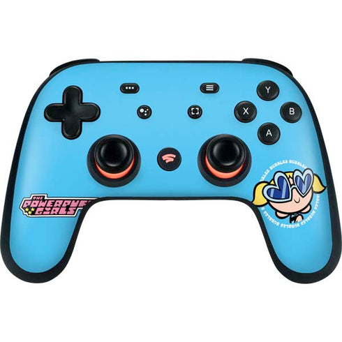 Cartoon Network Powerpuff Girls Bubbles Google Stadia Controller Skin