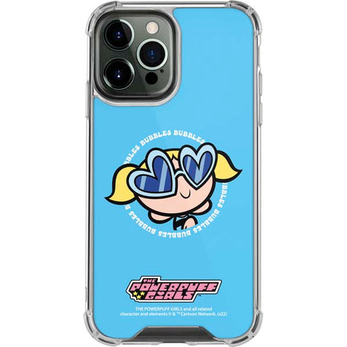 Cartoon Network Powerpuff Girls Bubbles iPhone 15 Pro Max Clear Case
