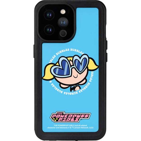 Cartoon Network Powerpuff Girls Bubbles iPhone 14 Pro Max Waterproof Case
