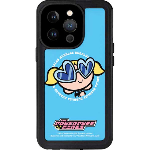 Cartoon Network Powerpuff Girls Bubbles iPhone 14 Pro Waterproof Case