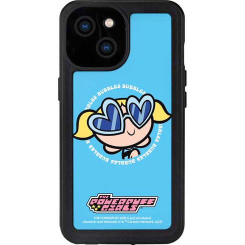 Cartoon Network Powerpuff Girls Bubbles iPhone 15 Waterproof Case