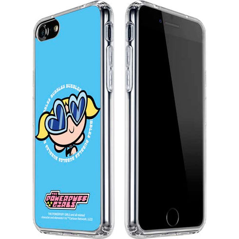Cartoon Network Powerpuff Girls Bubbles iPhone SE (2nd & 3rd Gen) Clear Case