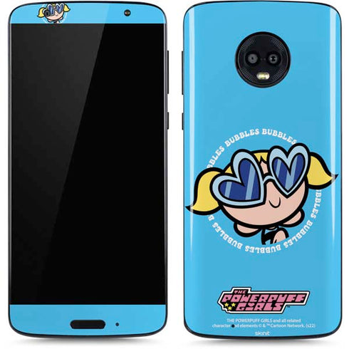 Cartoon Network Powerpuff Girls Bubbles Moto G6 Skin