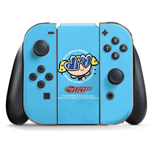 Cartoon Network Powerpuff Girls Bubbles Nintendo Switch (2017-2021) Joy-Con Controller Skin