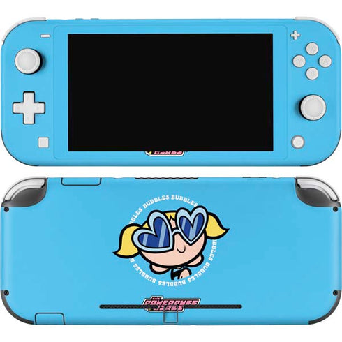 Cartoon Network Powerpuff Girls Bubbles Nintendo Switch Lite Skin