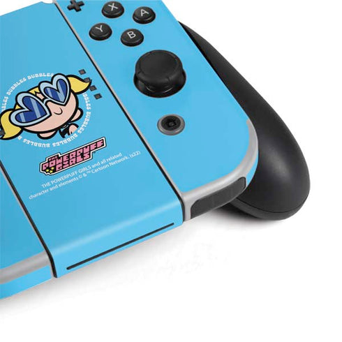 Cartoon Network Powerpuff Girls Bubbles Nintendo Switch OLED (2021) Skin