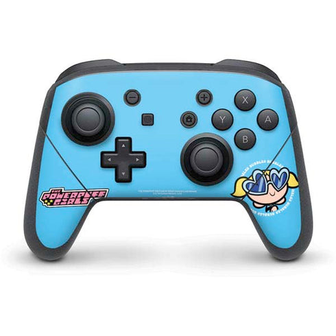 Cartoon Network Powerpuff Girls Bubbles Nintendo Switch Pro Controller Skin