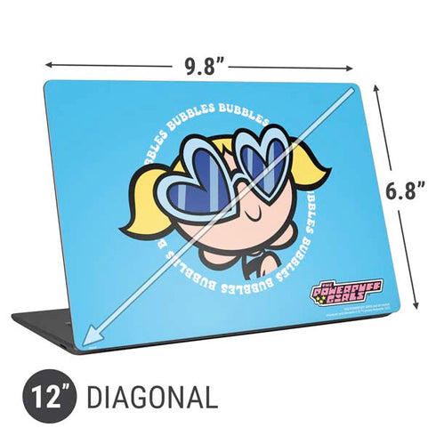 Cartoon Network Powerpuff Girls Bubbles Universal Laptop 12in (9.8 x 6.8in) Skin