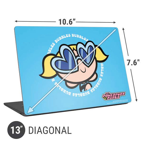 Cartoon Network Powerpuff Girls Bubbles Universal Laptop 13in (10.6 x 7.6in) Skin