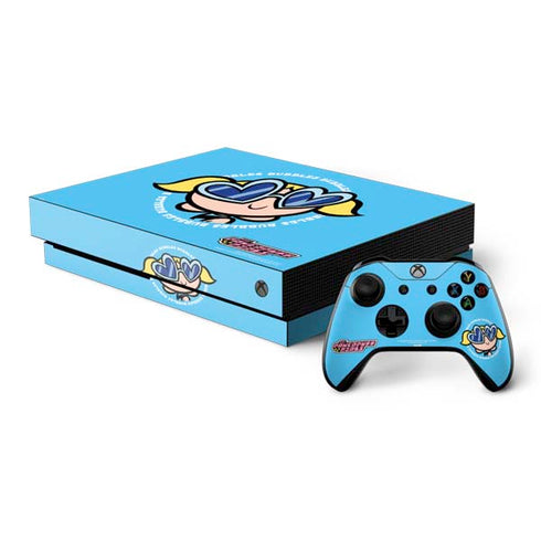 Cartoon Network Powerpuff Girls Bubbles Xbox One X Bundle Skin