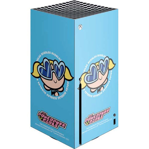 Cartoon Network Powerpuff Girls Bubbles Xbox Series X Console Skin
