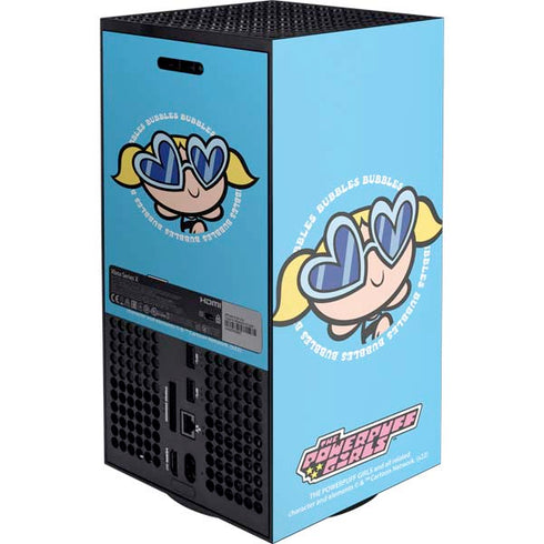 Cartoon Network Powerpuff Girls Bubbles Xbox Series X Console Skin